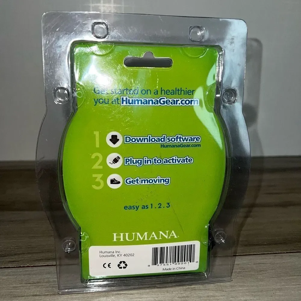 Humana Gear Step Counter g1.0 Daily Pedometer Counts Steps Daily Track Progress